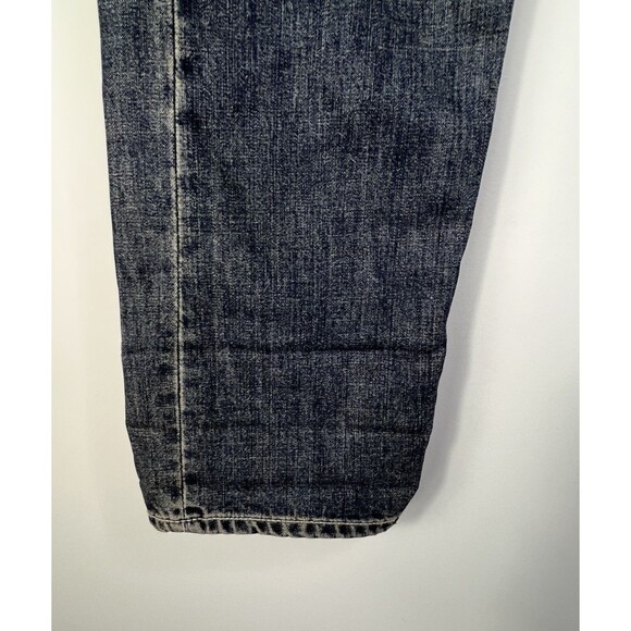 AllSaints Jeans Mens W34 Blue Denim Cigarette Skinny Fit Stretch Button Fly - Picture 11 of 14